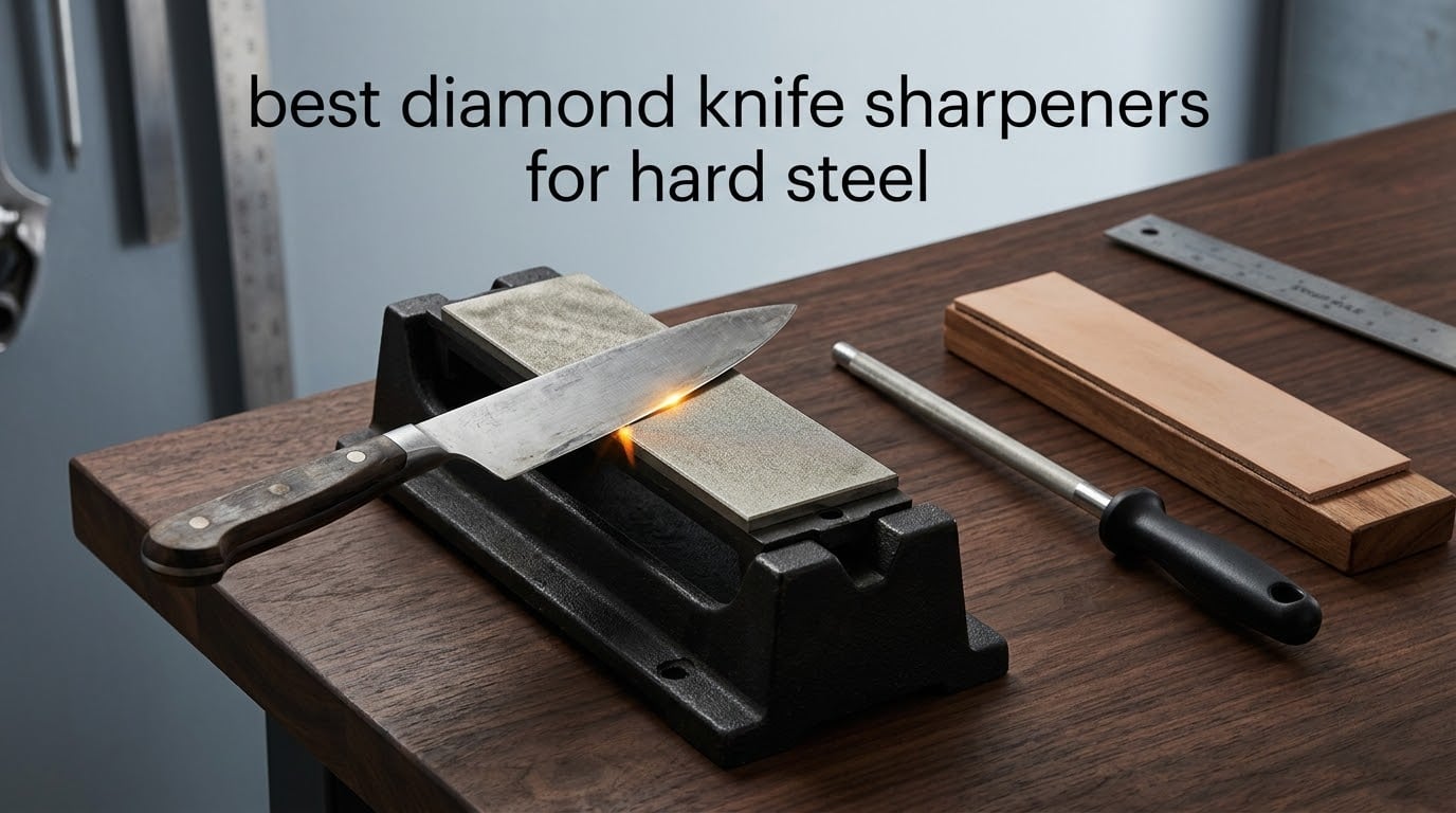 best diamond knife sharpeners for hard steel