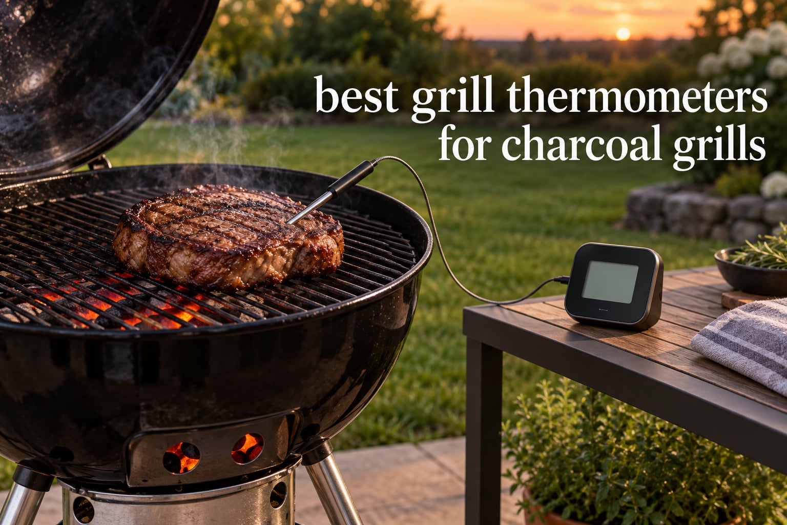 best grill thermometers for charcoal grills