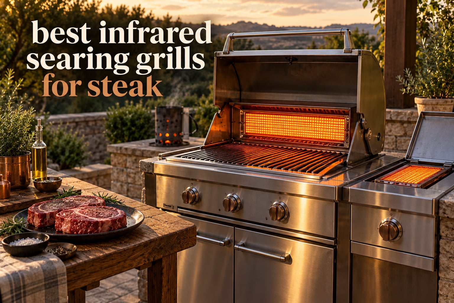 best infrared searing grills for steak