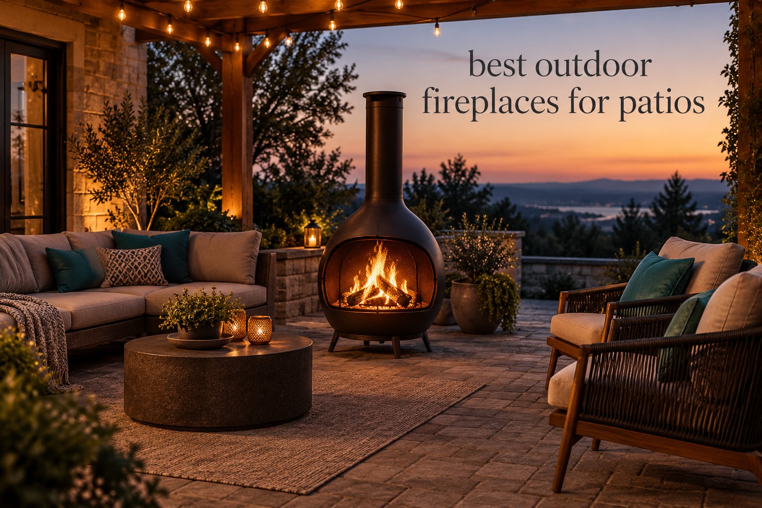 best outdoor fireplaces for patios