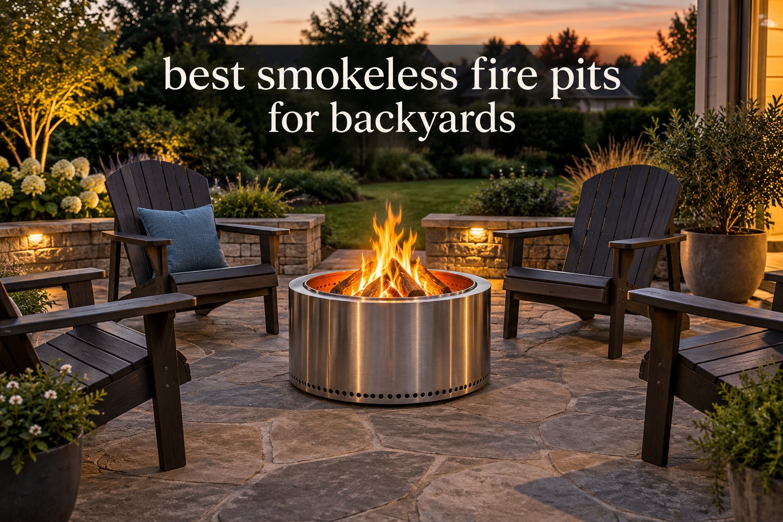 best smokeless fire pits for backyards