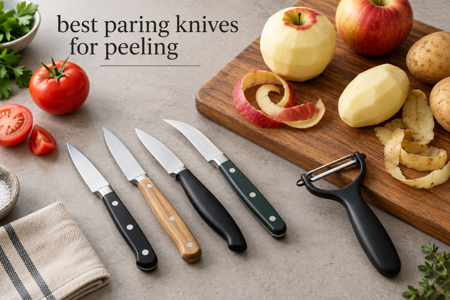 best paring knives for peeling