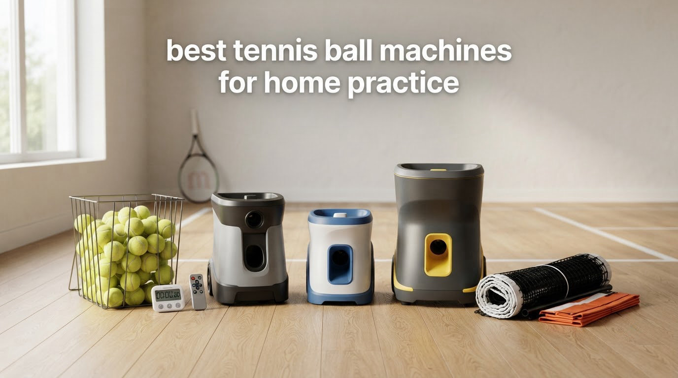 best tennis ball machines for home practice