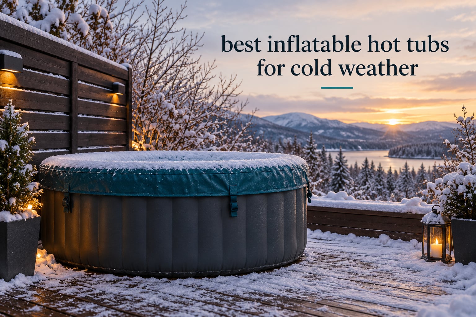 best inflatable hot tubs for cold weather