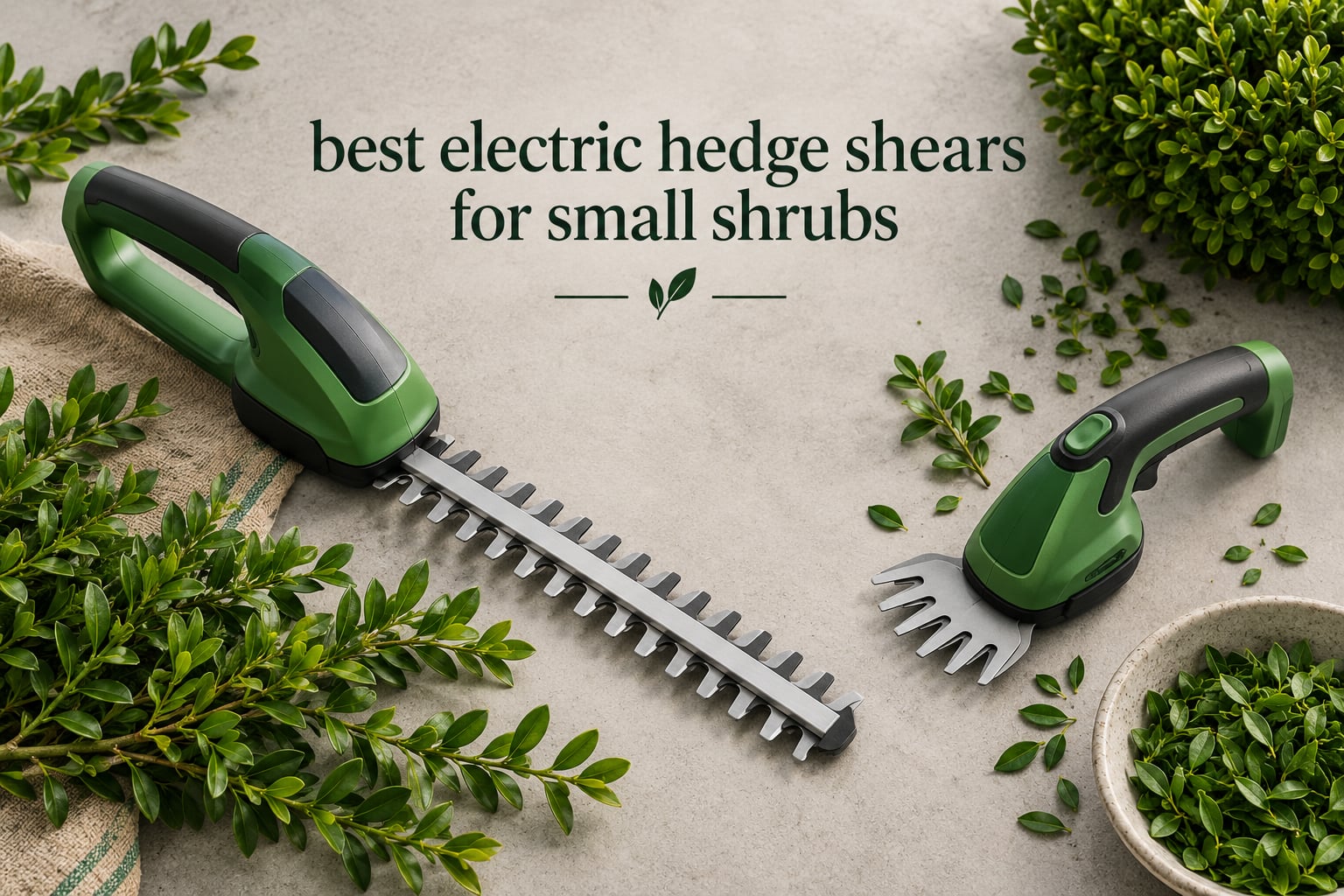 best electric hedge shears for small shrubs