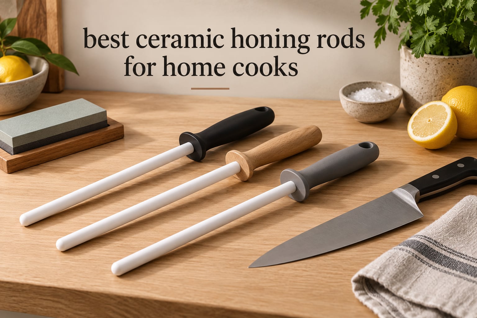 best ceramic honing rods for home cooks