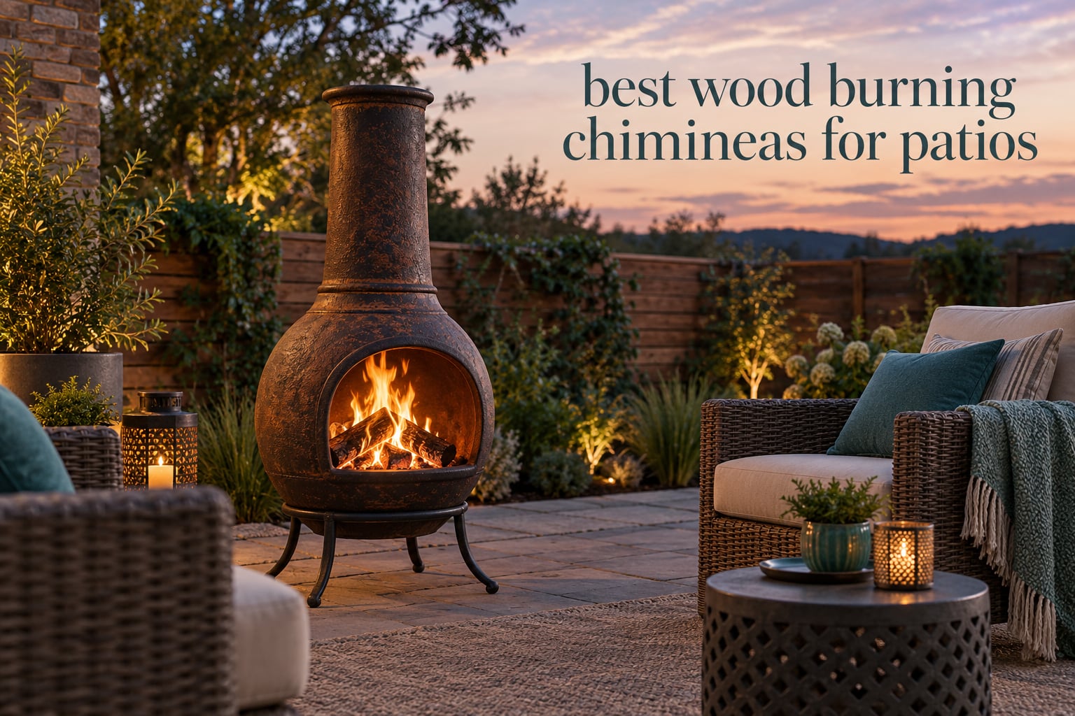 best wood burning chimineas for patios