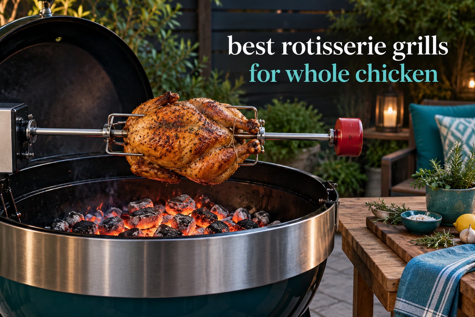 best rotisserie grills for whole chicken